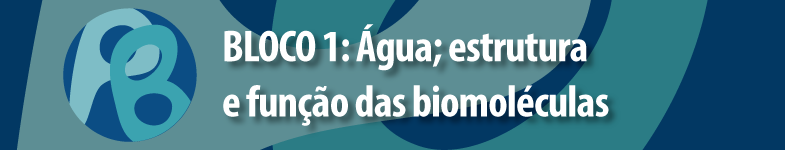 BLOCO 1 ÁGUA ESTRUTURA E FUNÇÃO DAS BIOMOLÉCULAS